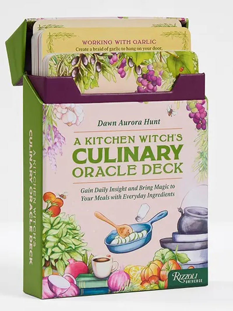 A Kitchen Witch'S Culinary Oracle Deck - Gain Daily Insight and Bring Magic to Your Meals with Everyday Ingredients in This Easy to Use Oracle Deck