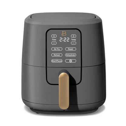 Beautiful 6 Qt Air Fryer with Turbocrisp Technology, Starry Night by Drew Barrymore, Blue