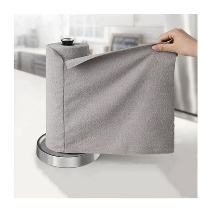Homhom Microfiber Cleaning Cloth Roll - Resuable Washable Rags, Tear Away Towel, 20 Sheets per Roll, for Kitchen, Bathroom, Living Room, Car