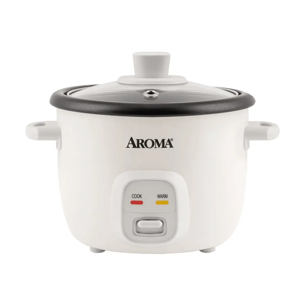 Smart Insulated Rice Cooker Mini Rice Cooker AROMA 4-Cup Cooked Rice White, Cream, or Pink Approx. 1L ARC-302NG