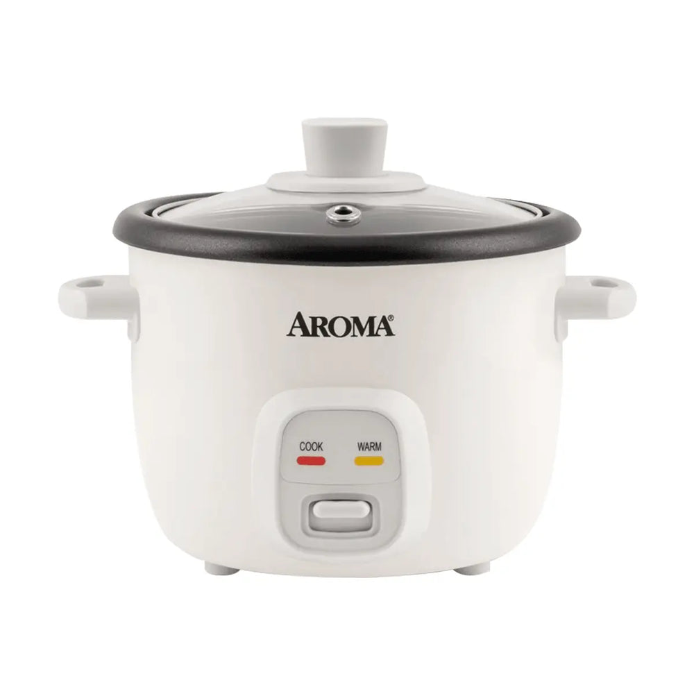 Smart Insulated Rice Cooker Mini Rice Cooker AROMA 4-Cup Cooked Rice White, Cream, or Pink Approx. 1L ARC-302NG