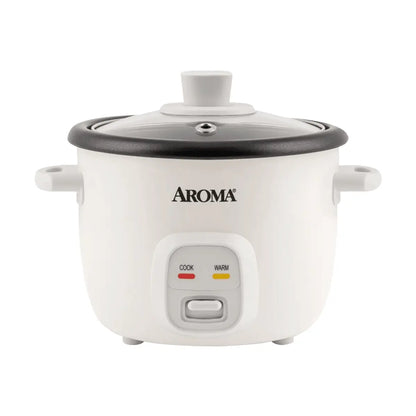 Smart Insulated Rice Cooker Mini Rice Cooker AROMA 4-Cup Cooked Rice White, Cream, or Pink Approx. 1L ARC-302NG