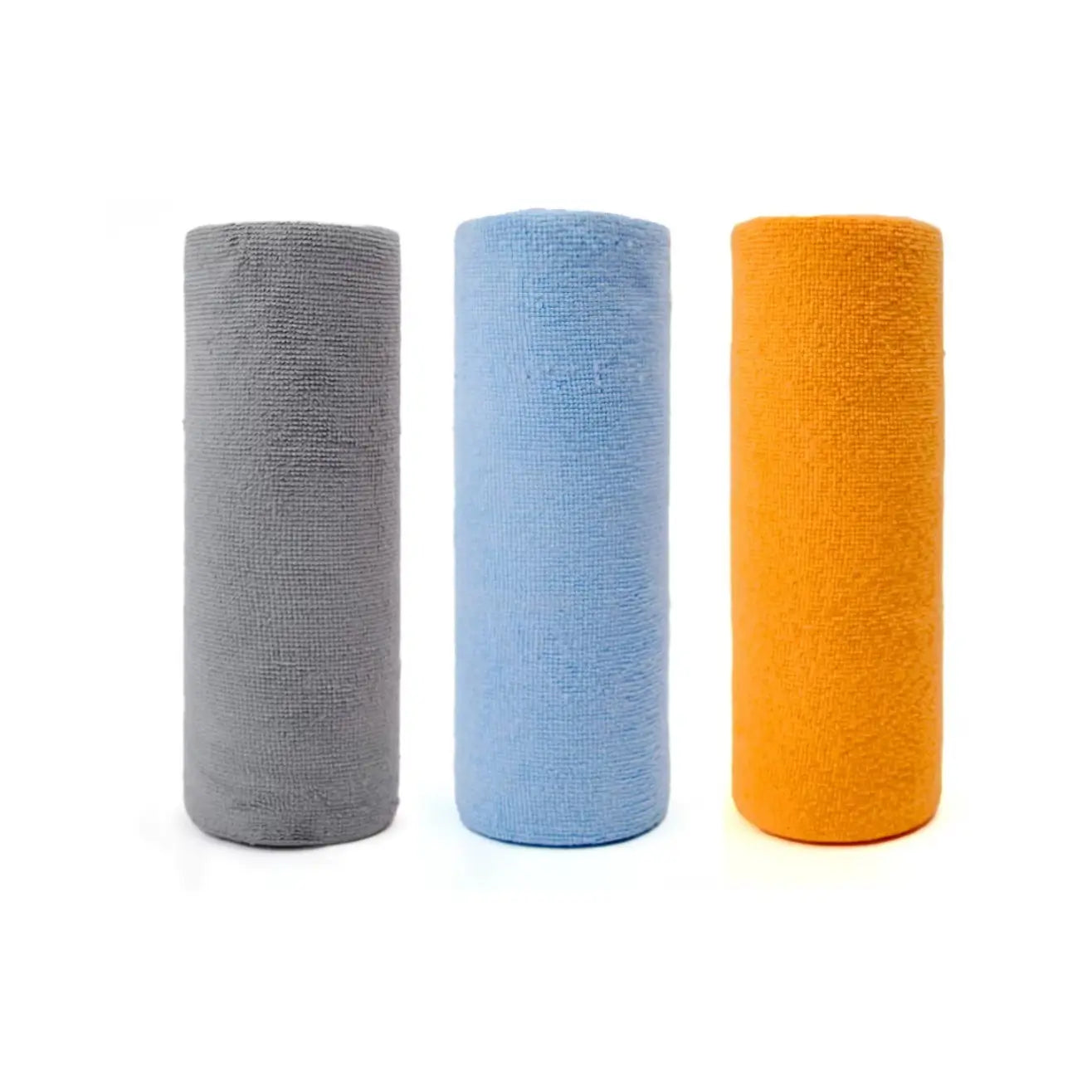 Homhom Microfiber Cleaning Cloth Roll - Resuable Washable Rags, Tear Away Towel, 20 Sheets per Roll, for Kitchen, Bathroom, Living Room, Car