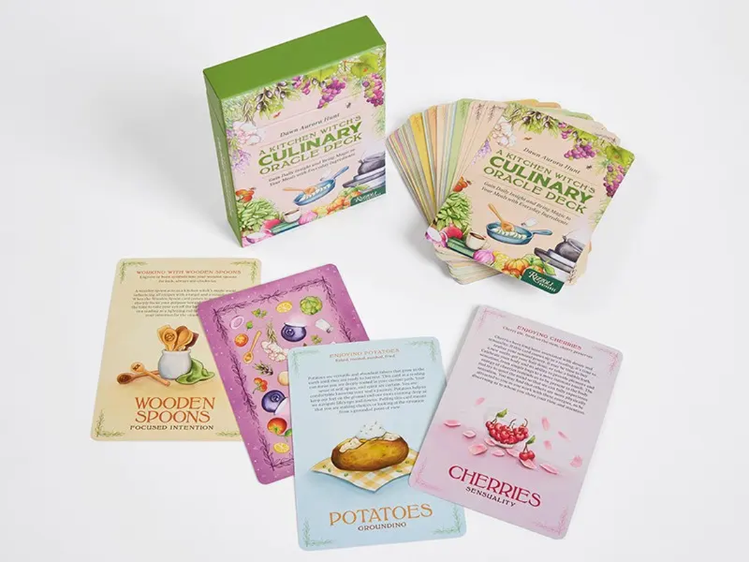 A Kitchen Witch'S Culinary Oracle Deck - Gain Daily Insight and Bring Magic to Your Meals with Everyday Ingredients in This Easy to Use Oracle Deck