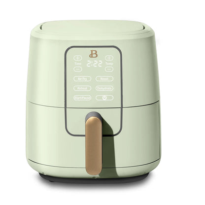 Beautiful 6 Qt Air Fryer with Turbocrisp Technology, Starry Night by Drew Barrymore, Blue