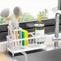 Sink Caddy,White Rust-Resistant Kitchen Organizer,Sponge Holder for Kitchen Sink Dasaka 