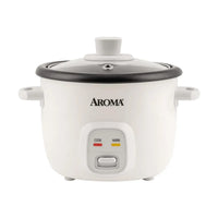 Smart Insulated Rice Cooker Mini Rice Cooker AROMA 4-Cup Cooked Rice White, Cream, or Pink Approx. 1L ARC-302NG