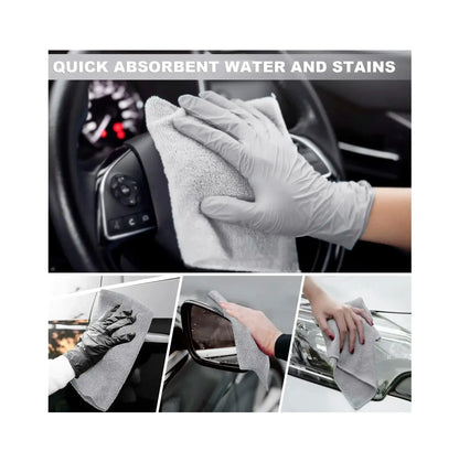 Homhom Microfiber Cleaning Cloth Roll - Resuable Washable Rags, Tear Away Towel, 20 Sheets per Roll, for Kitchen, Bathroom, Living Room, Car
