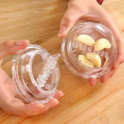 Manual Garlic Twister & Masher, Multi-Functional Mincer & Grinder for Garlic, Onion, Ginger, Herbs, Nuts, Impact Resistant Kitchen Gadget & Home Accessory
