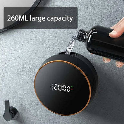 Wall Mounted Automatic Soap Dispenser, 1 Count Rechargeable Touchless Auto Foaming Soap Dispenser, Electric Smart Soap Dispenser for Bathroom Kitchen Restroom