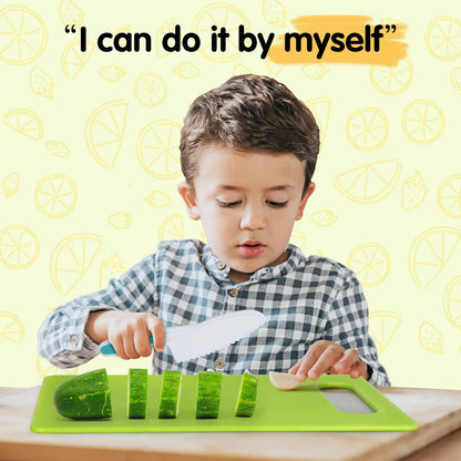 28PCS Toddler Knife Set - Kids Knifes for Real Cooking, Montessori Kids Kitchen Knife Set with Cutting Board Crinkle Cutters Kid Safe Knives, Toddlers Kitchen Tools for Girl Boy