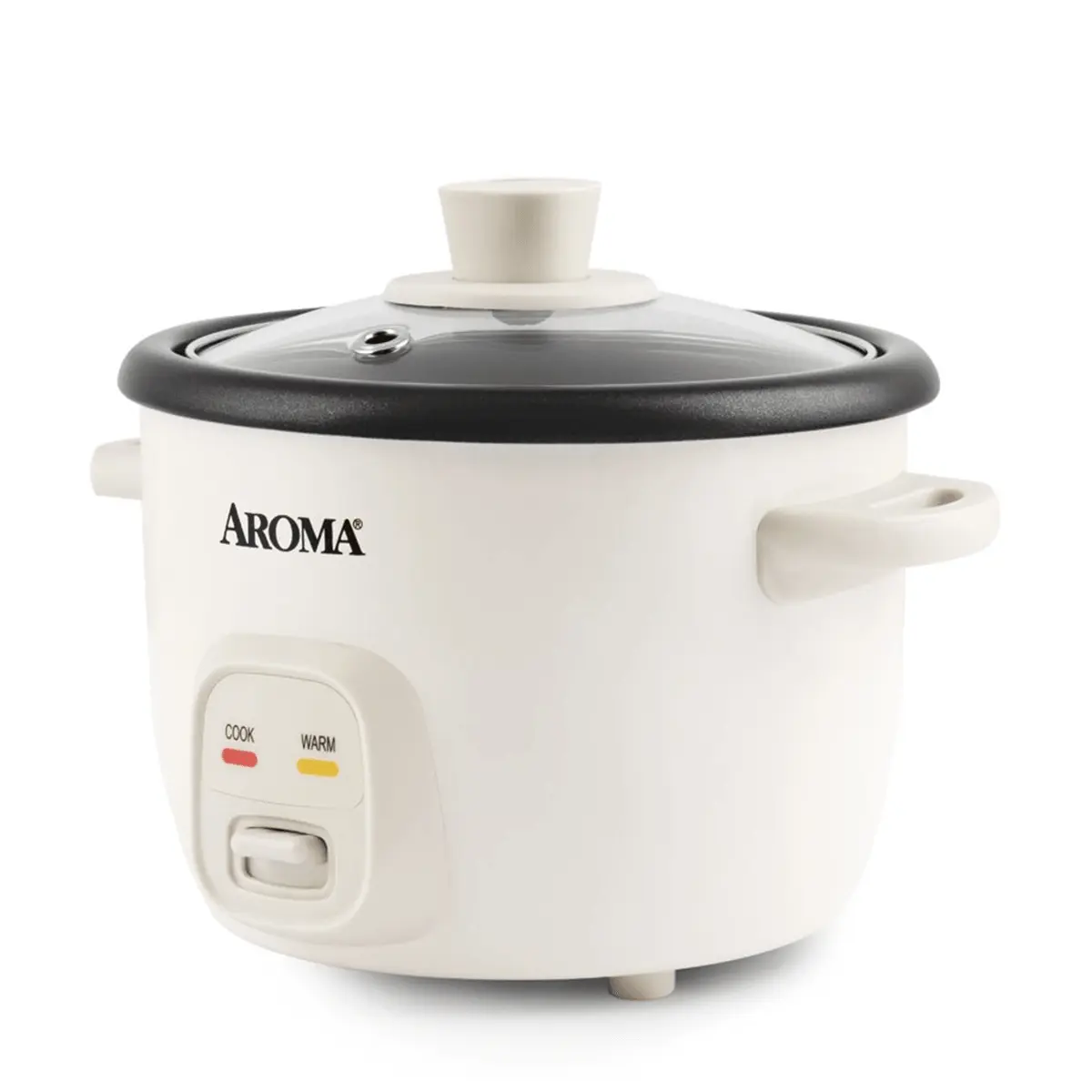 Smart Insulated Rice Cooker Mini Rice Cooker AROMA 4-Cup Cooked Rice White, Cream, or Pink Approx. 1L ARC-302NG