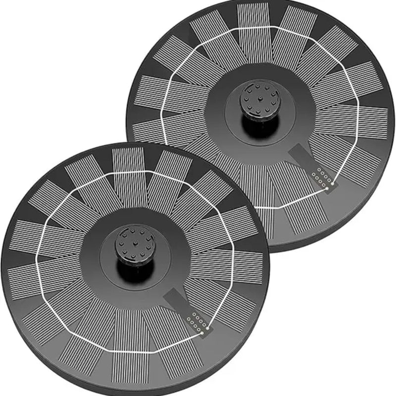 Solar Fountain, Solar Powered Fountain Pump with 6 Nozzles, Solar Birdbath Fountains for Bird Baths, Garden Decoration, Ponds, Fish Tank and Aquarium AISITIN 3.5W 