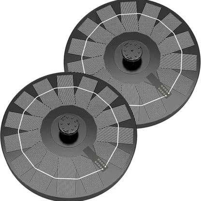 Solar Fountain, Solar Powered Fountain Pump with 6 Nozzles, Solar Birdbath Fountains for Bird Baths, Garden Decoration, Ponds, Fish Tank and Aquarium AISITIN 3.5W 