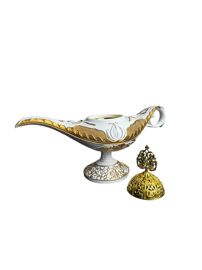 Arabian Incense Burner Aladdin Lamp, Home Fragrance Aroma Freshener, Decorative Gift for Home Supplies