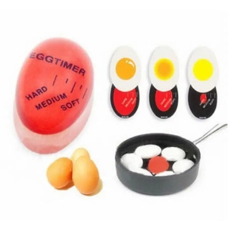 Color Changing Egg Timer, Plastic Egg Boiler Timer, Boiling Egg Timer, Color Changing Egg Boiling Timer Tool, Kitchen Utensils, Kitchen Cooking Aid, Kitchen Accessories