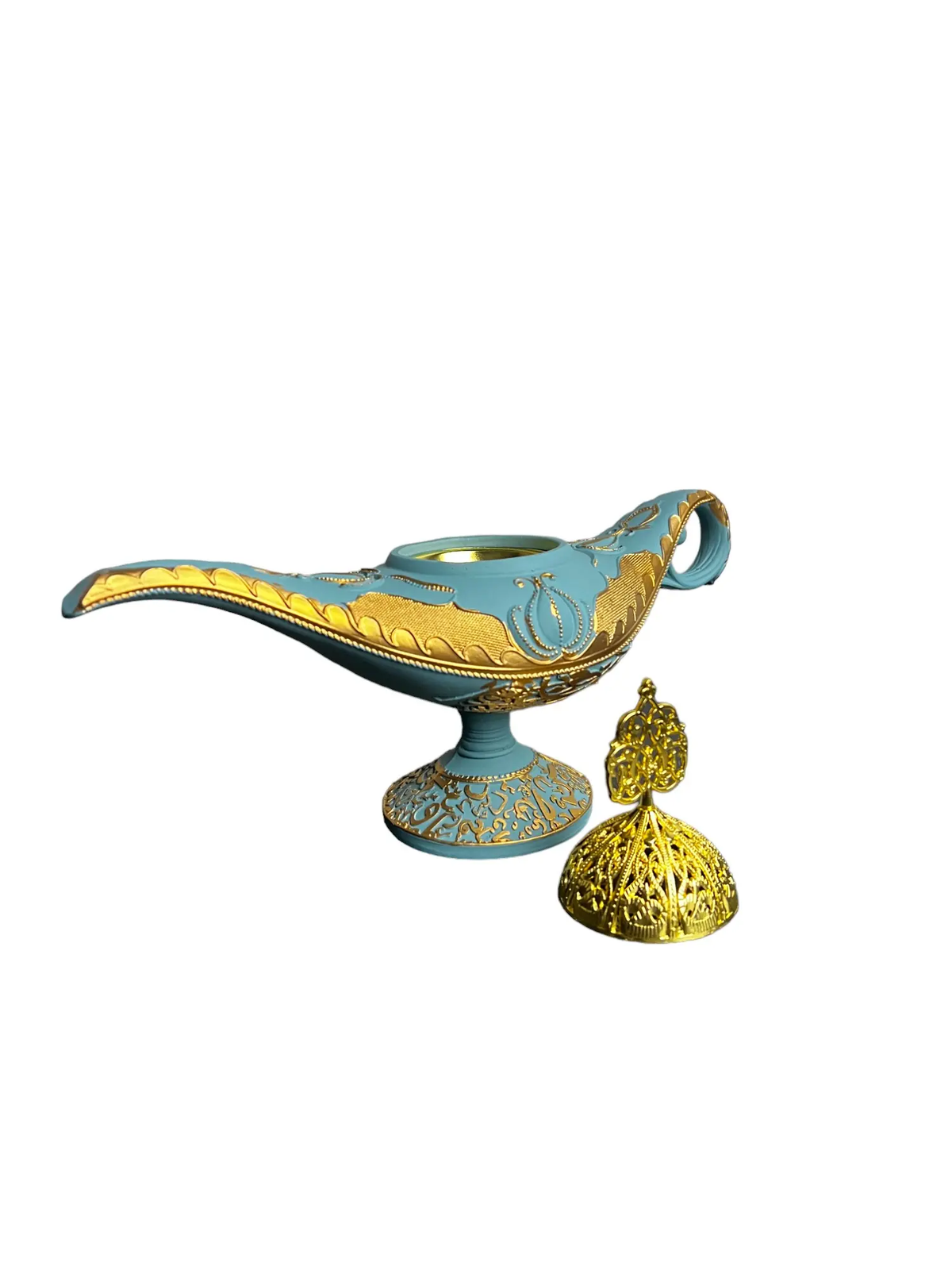 Arabian Incense Burner Aladdin Lamp, Home Fragrance Aroma Freshener, Decorative Gift for Home Supplies