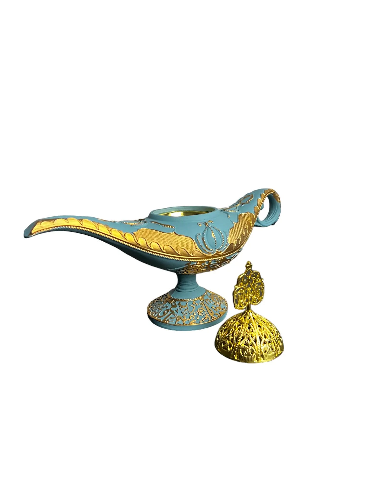 Arabian Incense Burner Aladdin Lamp, Home Fragrance Aroma Freshener, Decorative Gift for Home Supplies